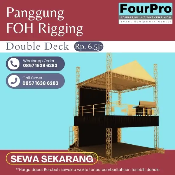 Sewa-Panggung-FOH-Double-Deck-Rigging