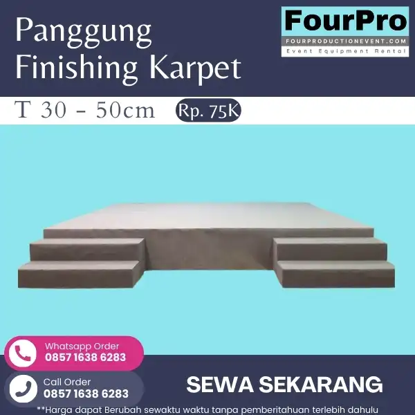 Sewa-Panggung-T-30-50-cm-Modul-Finishing-Karpet