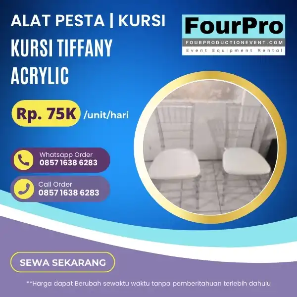 Sewa-kursi-tiffany-Acrylic