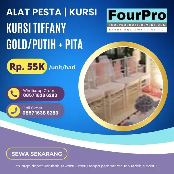 Sewa-ursi-tiffany-gold_putih-Pita